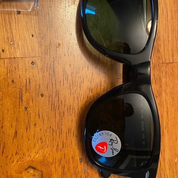 Ray-Ban Black Polarized Sunglasses - Picture 5 of 5